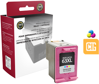 SAOUOT 63XL Ink Cartridge Combo Pack (Black & Tri-Color) - Replacement For HP 63XL For OfficeJet & DeskJet
