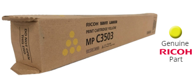 Ricoh MP C3503 Toner Cartridge Yellow MP C3003 C3503 C3004 C3004SP C3504 C3504SP GSA C3003G C3503G C3003SP TE Ed Sun Data Supply