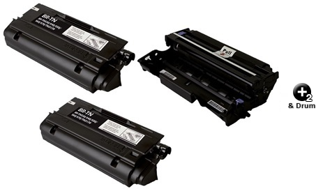 2 Pack High Yield Toner Cartridge Black for Brother TN560 TN-560 DCP-8020 8025D 