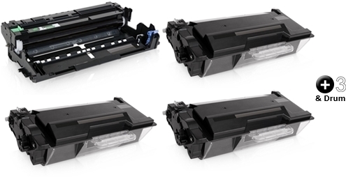 DR890 Drum Unit 2-Pack - High Yield Replacement For Brother HL-L6250DW HL-L6400DW Printers