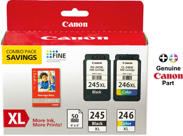 Genuine Canon 245 246 black/color Ink Cartridges for MG2922 MX490 MX492 Printer