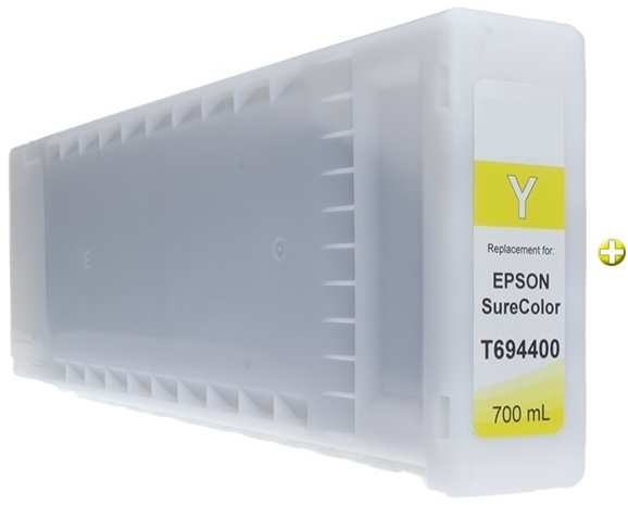 not oem Epson SureColor T3000 T5000 T7000 Yellow pigment cartridge t694400 hgh 