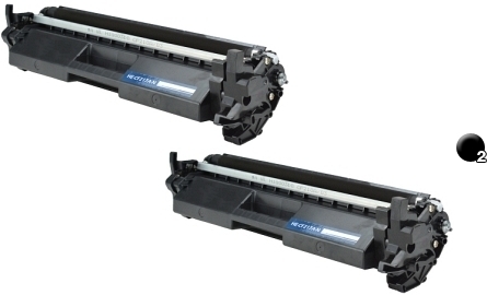operatie Spruit Verstoring 2-Pack HP LaserJet Pro MFP M130fn M130fw M130nw Toner 17A - Sun Data Supply