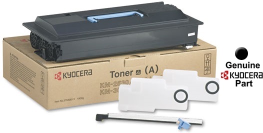 OEM Kyocera TK-2530, TK2530, 370AB011 Toner Cartridge, Black, 34000-page,  Use in KM-2530 fd fdspn pn KM-3035 dpn KM-3530 KM-4030 KM-4035 KM-5035