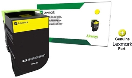 Lexmark 80C1SY0 801SY 80C0S40 800S4 Toner Cartridge Yellow CX310 CX310n CX310dn CX410 CX410de CX410dte CX410e CX510 - Data Supply