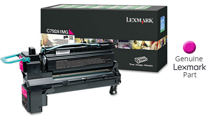 【未使用品】Lexmark X792 (X792X4CG) ４色セット Lexmark X792X1MG X792X2MG Remanufactured Magenta Color Laser