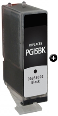 thumbnail image 2 of 2-Pack Black PGI-5 Compatible Ink Cartridges For Canon IP4500, MP500, MP530, MP600, MP610 2 of 5