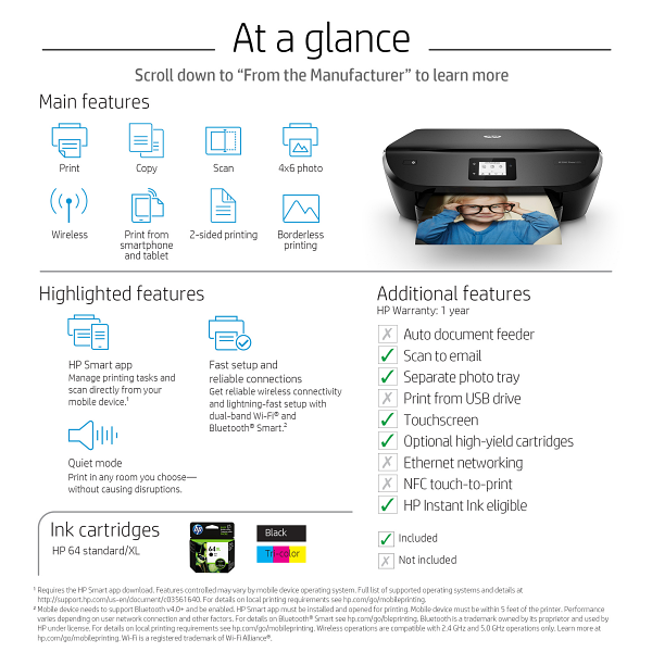 HP K7G18A K7G18A#B1H ENVY Photo 6255 - Sun Data Supply