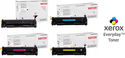 Xerox Everyday™ Toner 006R03696 CF410A 410A 006R03697 006R03698 Toner Cartridge black & color CF410A HP Color LaserJet Pro - Sun Data Supply