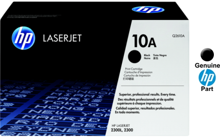 HP Q2610A 10A Toner Black LaserJet 2300 2300d 2300dtn 2300L - Sun Data Supply