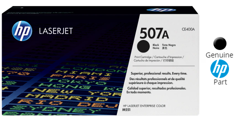 Toner for Hp 507a 507x Color Laserjet Printer Cartridge Enterprise 500 ce400a 
