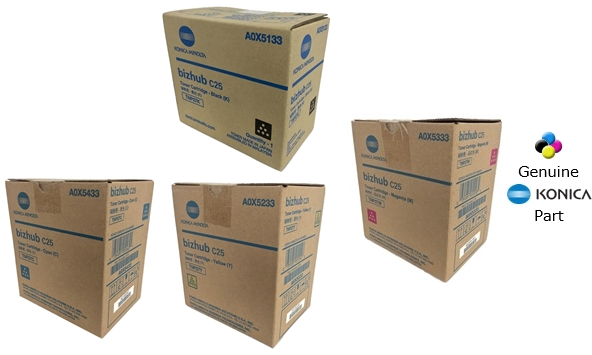 konica minolta bizhub c25 toner cartridges