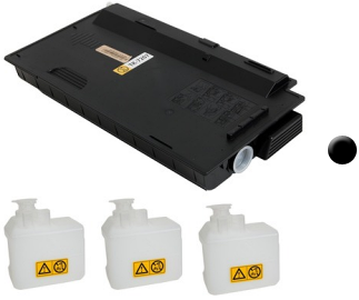 Kyocera 1T02NL0US0 Kit Toner Nero Originale Per TASKalfa 3510i – Resa 35.000 Pagine, 3 Contenitori Di Scarico Inclusi